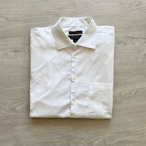 ALFRED SUNG Short sleeve dress shirt non-iron 16.5